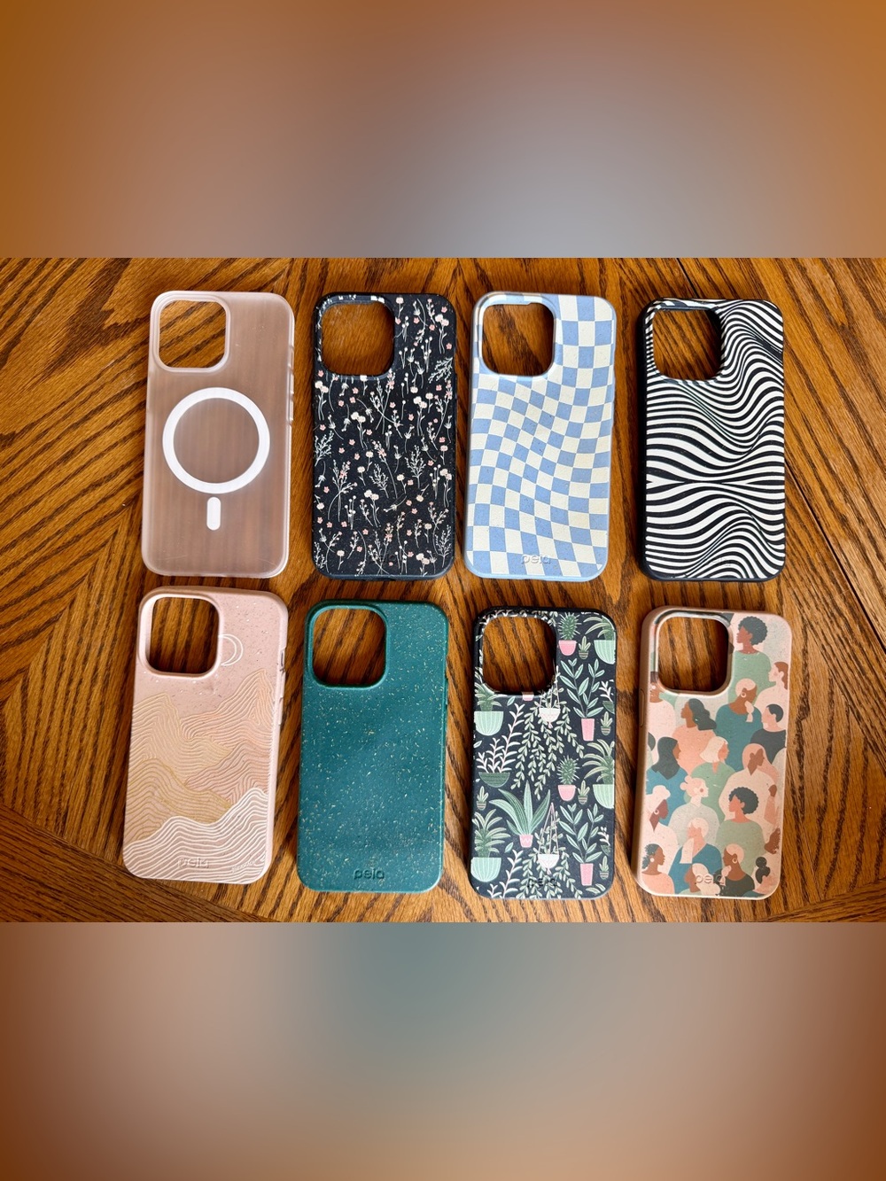 iPhone 13 Pro case bundle (7 Pela, 1 Amazon)